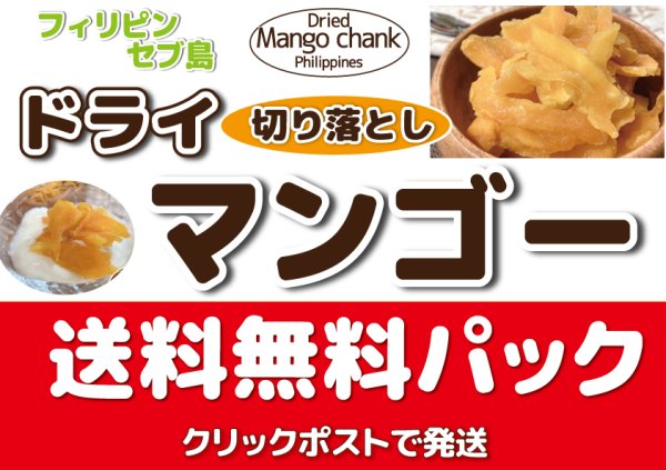 画像1: 送料無料【フィリピン産】ドライマンゴー  切落とし500g (1)