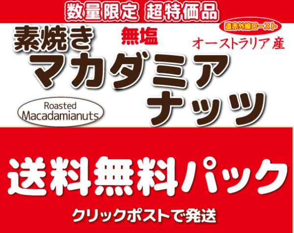 画像1: 送料無料　【無添加・無塩】素焼きマカダミアナッツ (1)