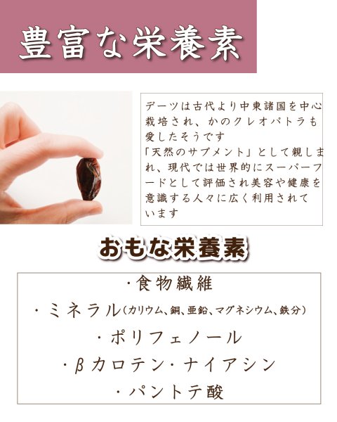 画像3: 【イラン産・無添加】ドライデーツ(種抜き) (3)